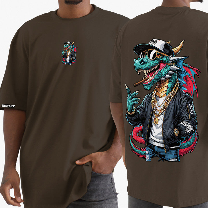 Camiseta Shap Life Oversized Dragon Smoker - 3727