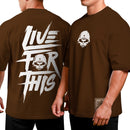 Camiseta Oversized Shap Life Live For This - 3844