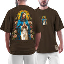 Camiseta Oversized Shap Life Christian Mão Sagrada - 3729