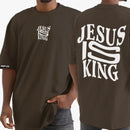 Camiseta Shap Life Oversized Jesus Is King - 3615