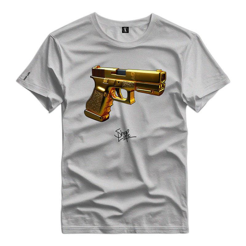 Camiseta Shap Life Arma Dourada - 2229