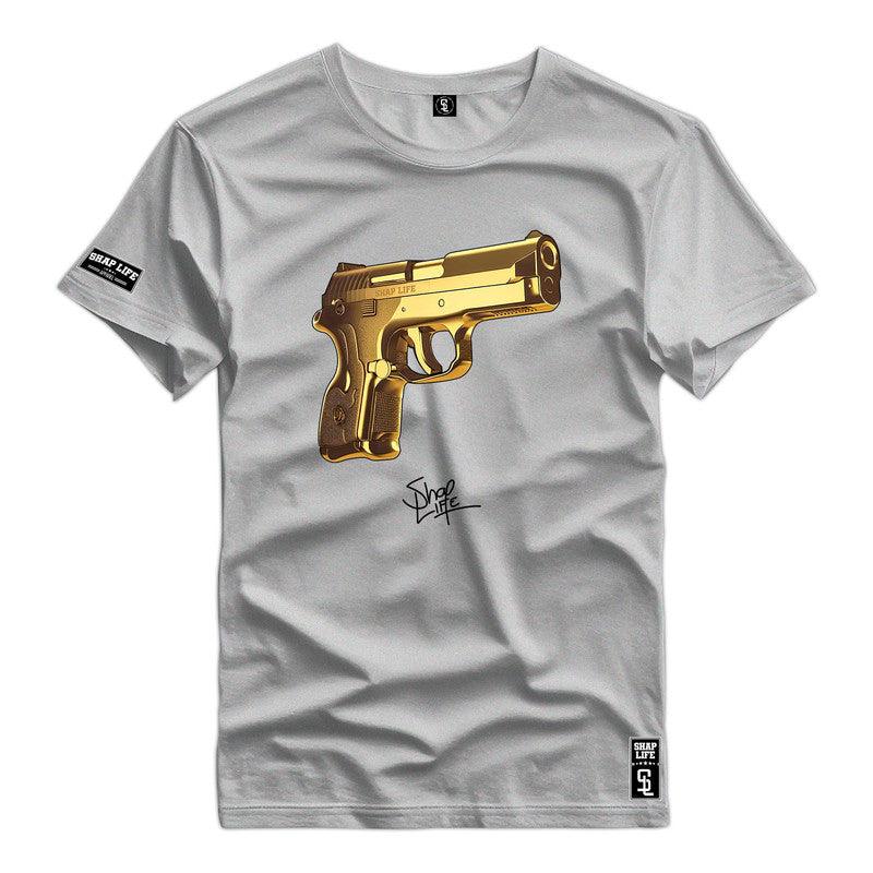 Camiseta Shap Life Arma Dourada - 2762
