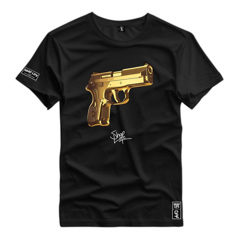 Camiseta Shap Life Arma Dourada - 2762