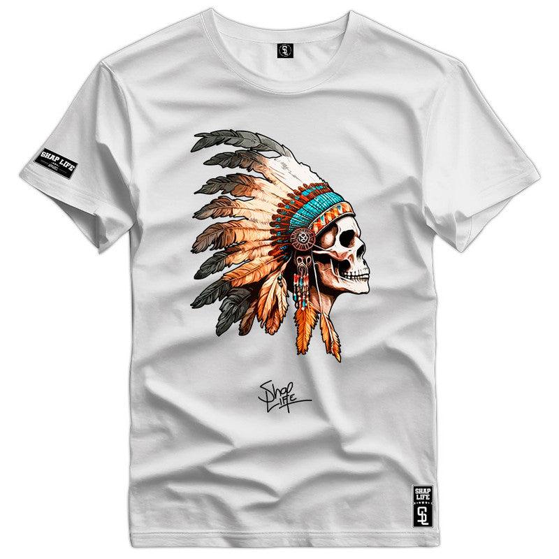 Camiseta Shap Life Caveira Cocar - 2325