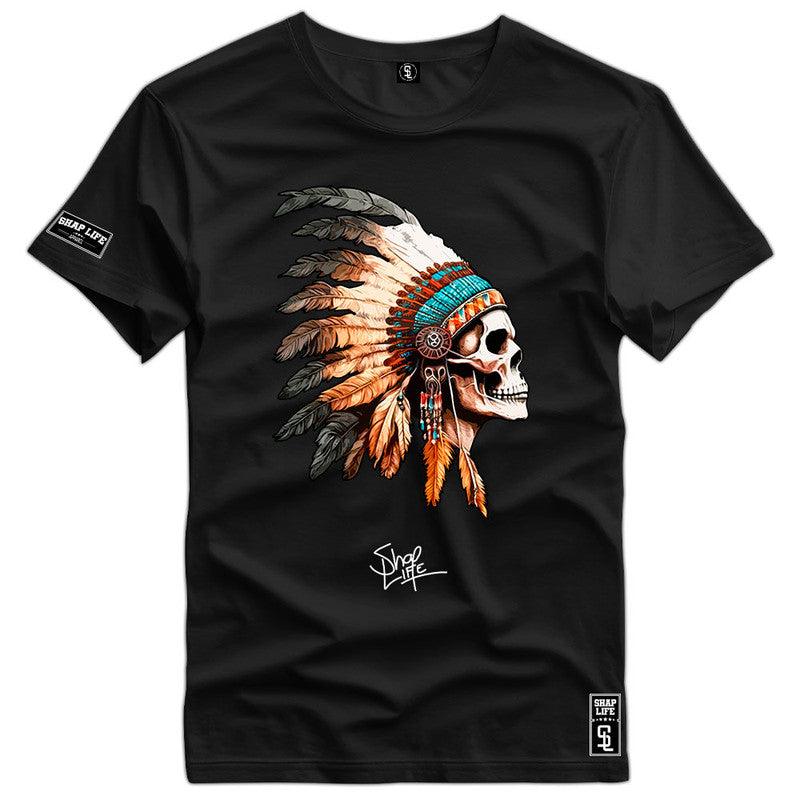 Camiseta Shap Life Caveira Cocar - 2325