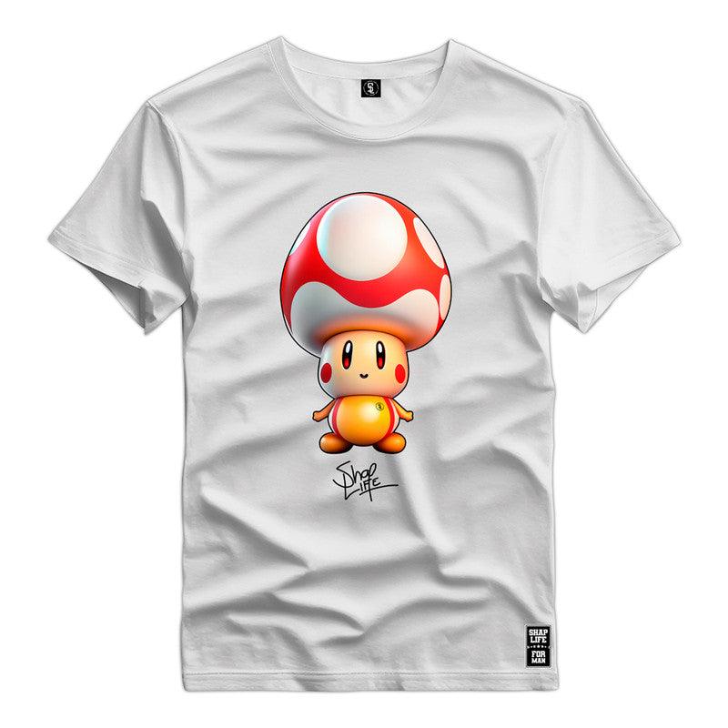 Camiseta Shap Life Cogumelo Mario - 2783