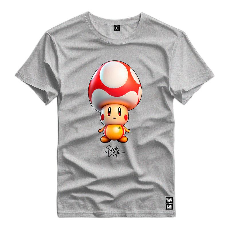 Camiseta Shap Life Cogumelo Mario - 2783