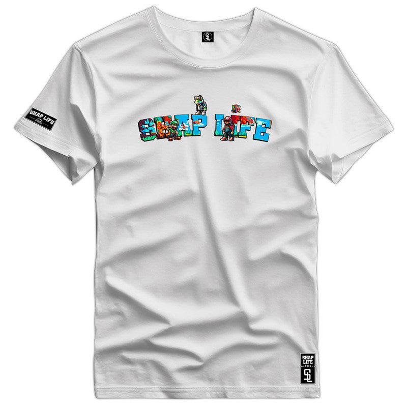Camiseta Shap Life Mario Video Game - 2322