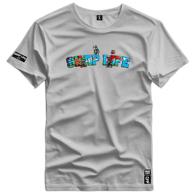 Camiseta Shap Life Mario Video Game - 2322