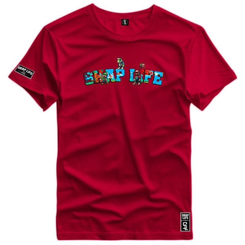 Camiseta Shap Life Mario Video Game - 2322