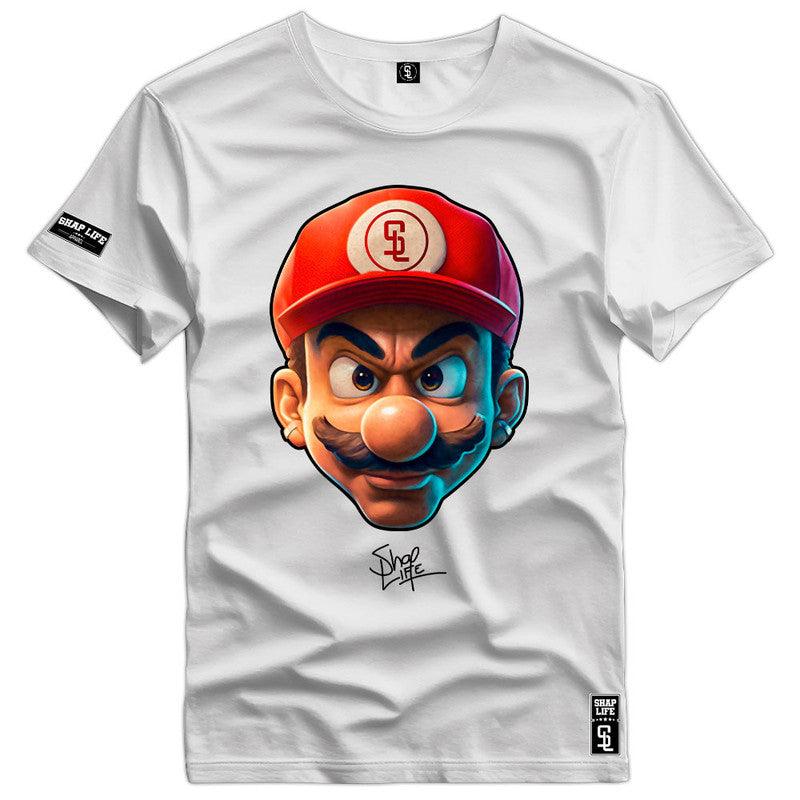 Camiseta Shap Life Mario Video Game - 2551