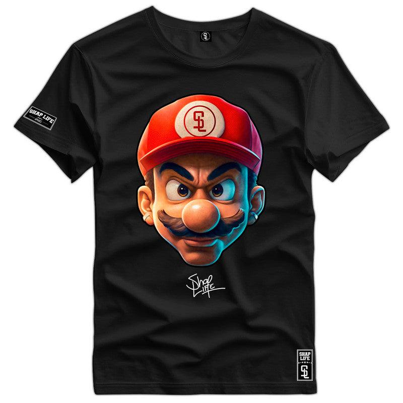 Camiseta Shap Life Mario Video Game - 2551