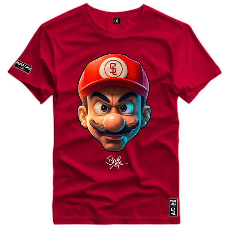 Camiseta Shap Life Mario Video Game - 2551