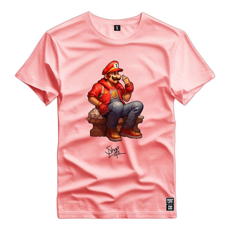 Camiseta Shap Life Mario Vídeo Game - 2779