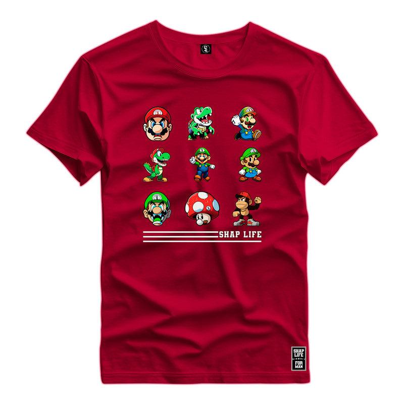 Camiseta Shap Life Mario Vídeo Game - 2795