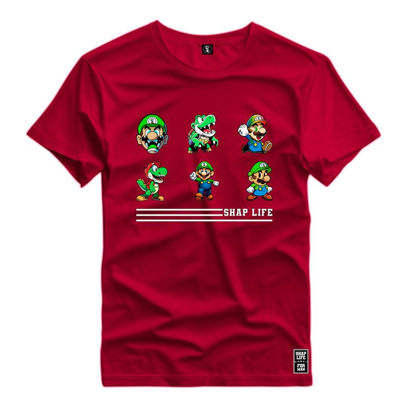 Camiseta Shap Life Mario Vídeo Game - 2796