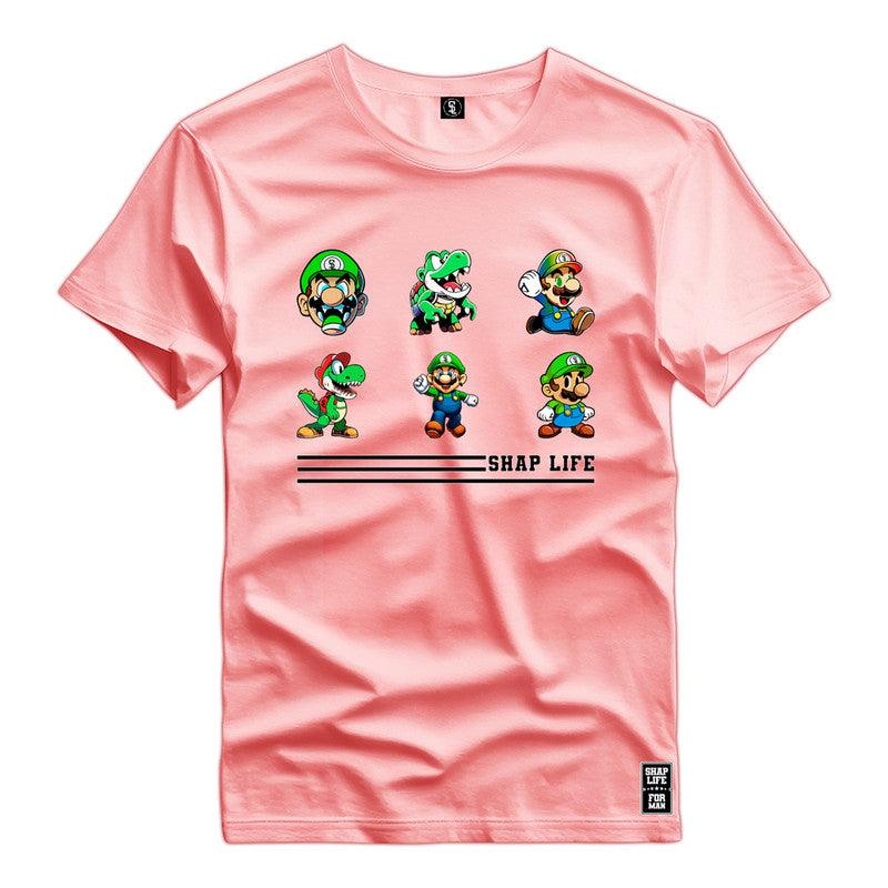 Camiseta Shap Life Mario Vídeo Game - 2796