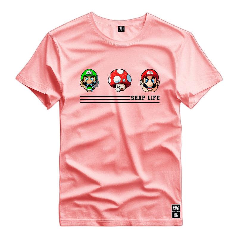 Camiseta Shap Life Mario Vídeo Game - 2797