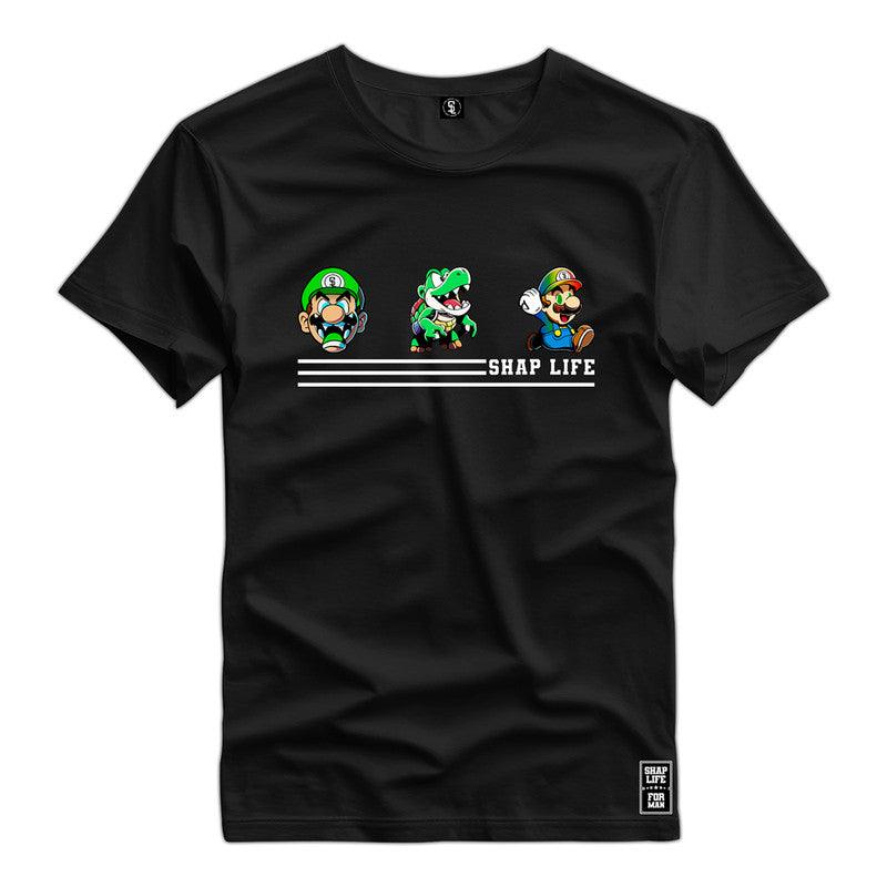Camiseta Shap Life Mario Vídeo Game - 2798