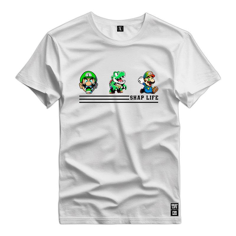 Camiseta Shap Life Mario Vídeo Game - 2798