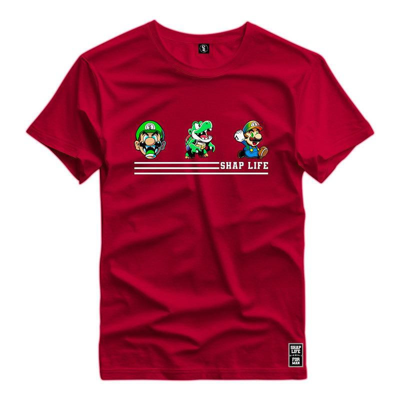 Camiseta Shap Life Mario Vídeo Game - 2798