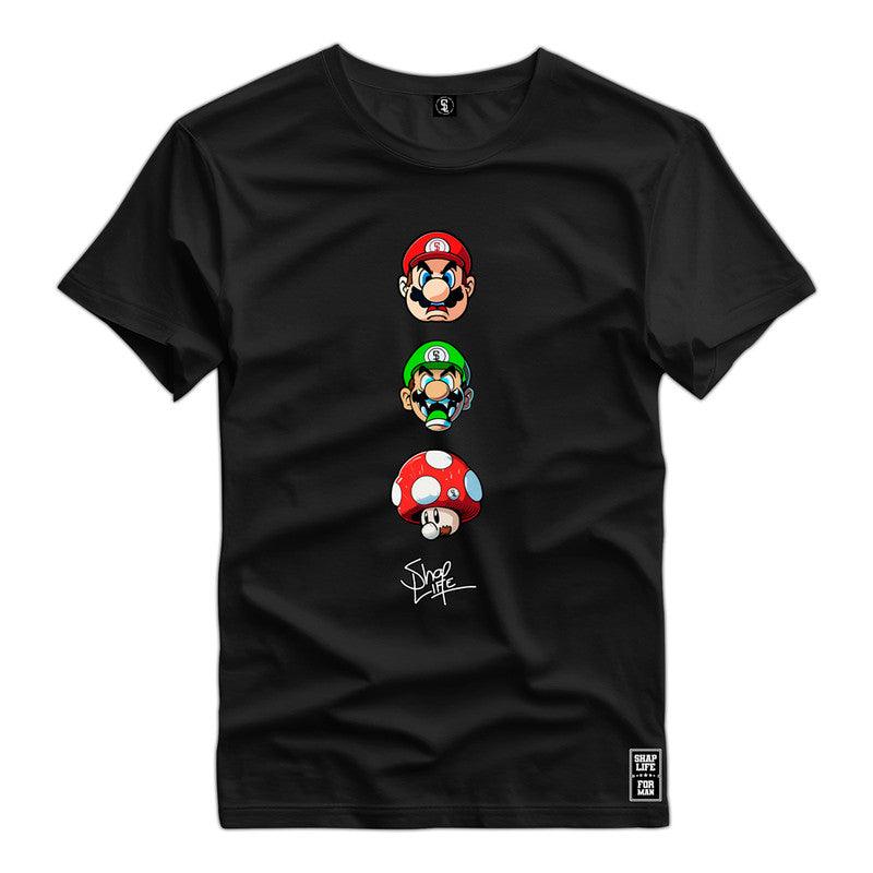 Camiseta Shap Life Mario Vídeo Game - 2799