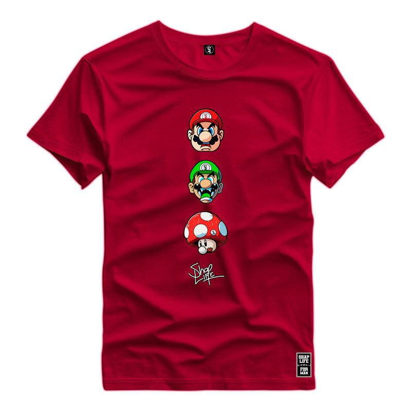 Camiseta Shap Life Mario Vídeo Game - 2799