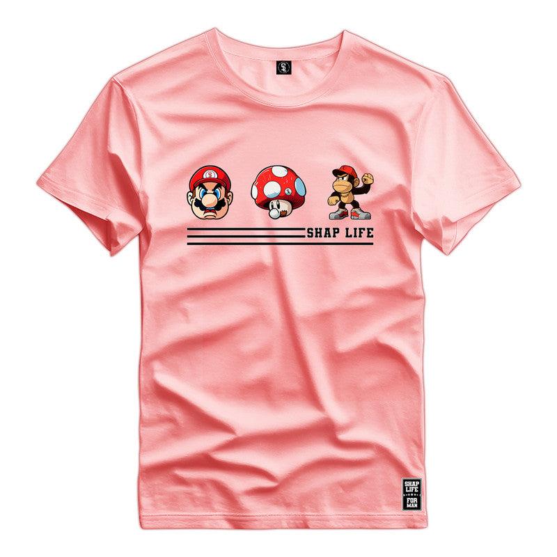 Camiseta Shap Life Mario Vídeo Game - 2800