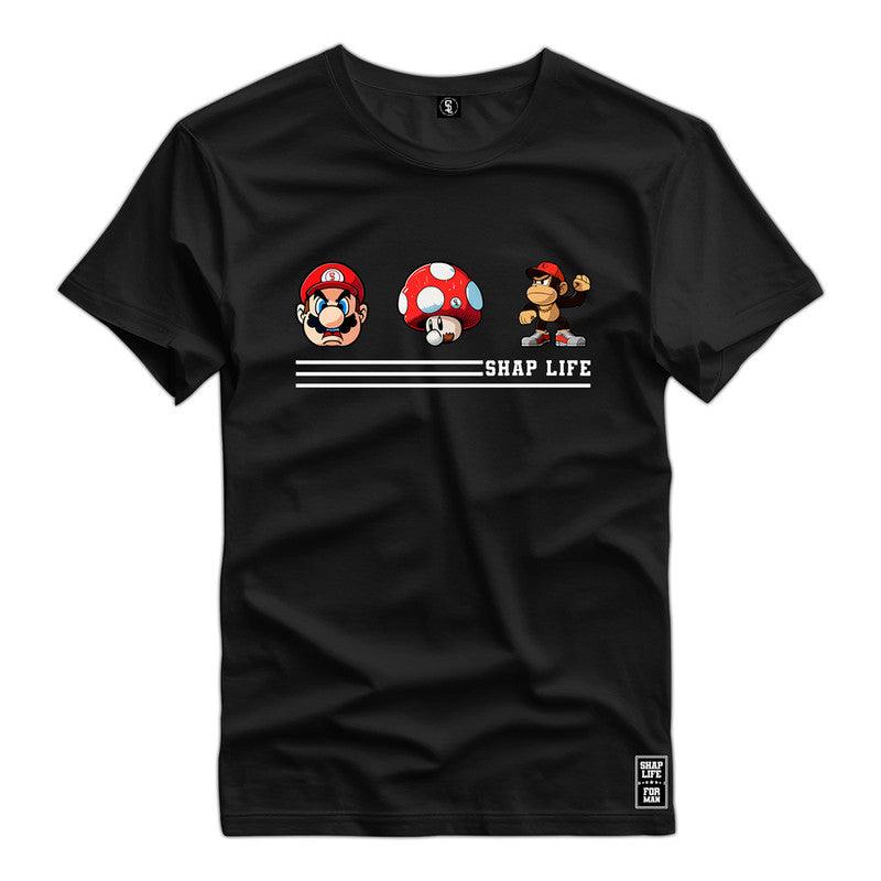 Camiseta Shap Life Mario Vídeo Game - 2800