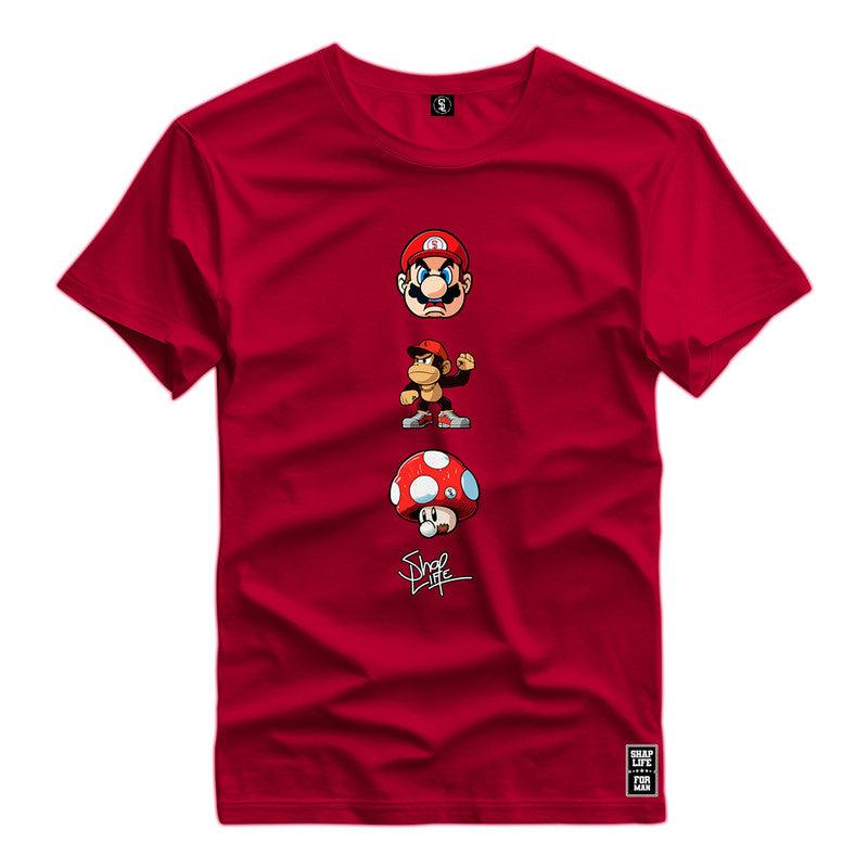 Camiseta Shap Life Mario Vídeo Game - 2801