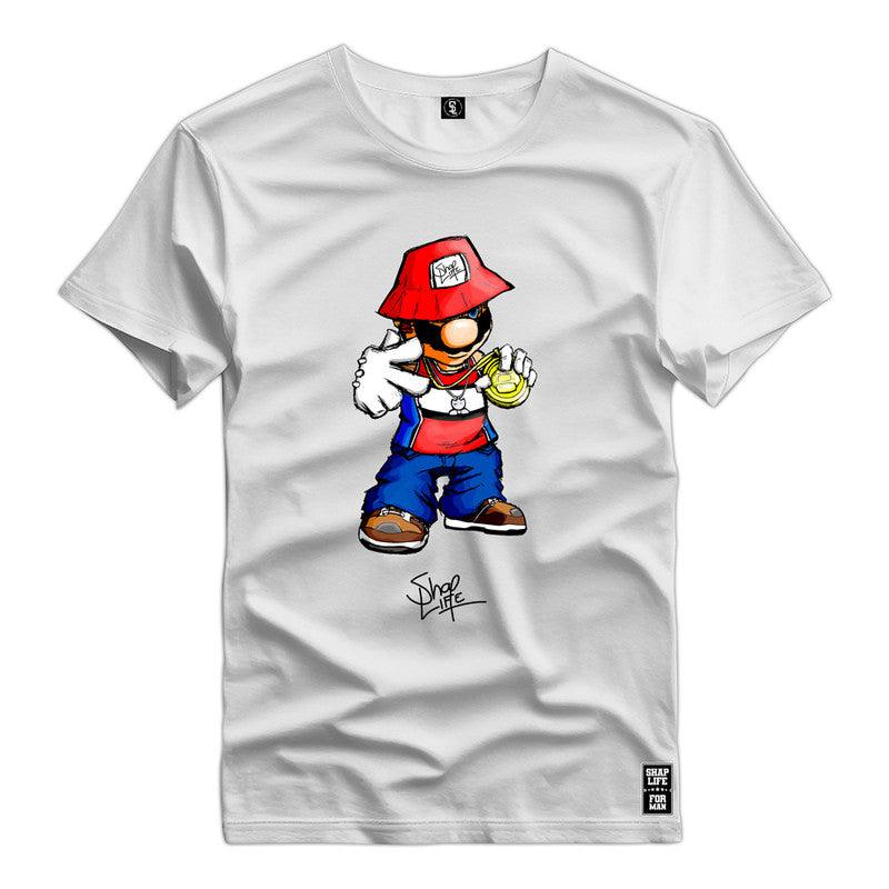 Camiseta Shap Life Mario Vídeo Game - 2879