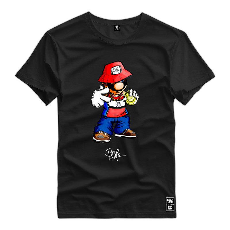Camiseta Shap Life Mario Vídeo Game - 2879