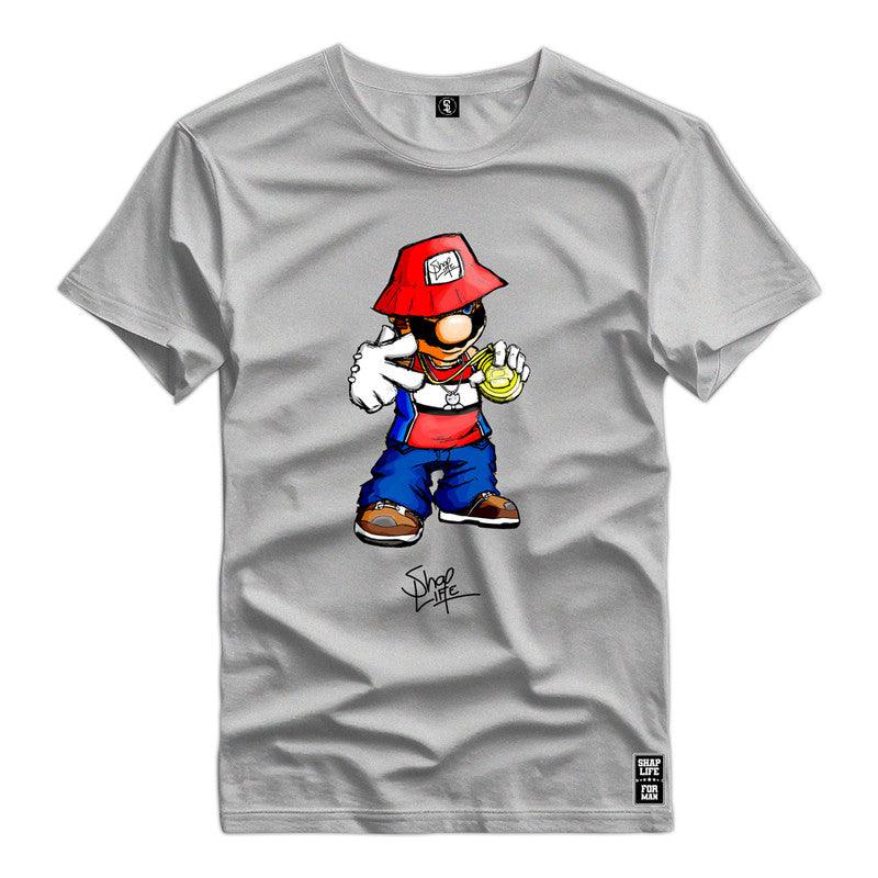 Camiseta Shap Life Mario Vídeo Game - 2879