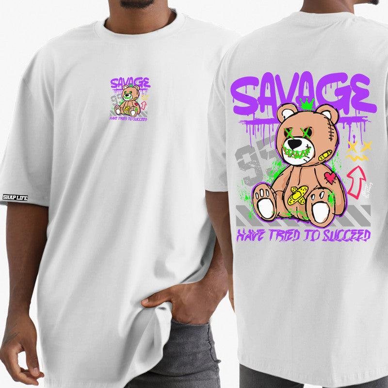 Camiseta Shap Life Oversized Bear Savage - 3372