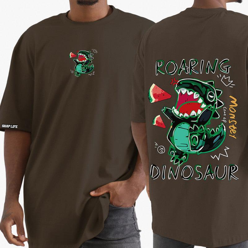 Camiseta Shap Life Oversized Dinosaur Roaring - 3336