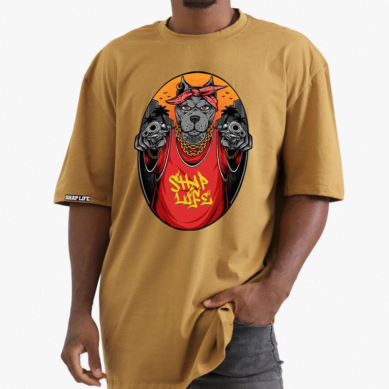 Camiseta Shap Life Oversized Dog Gangsta - 3370