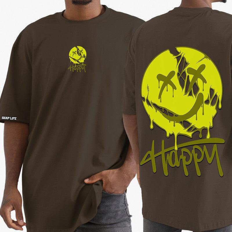 Camiseta Shap Life Oversized Emoji Happy - 3340