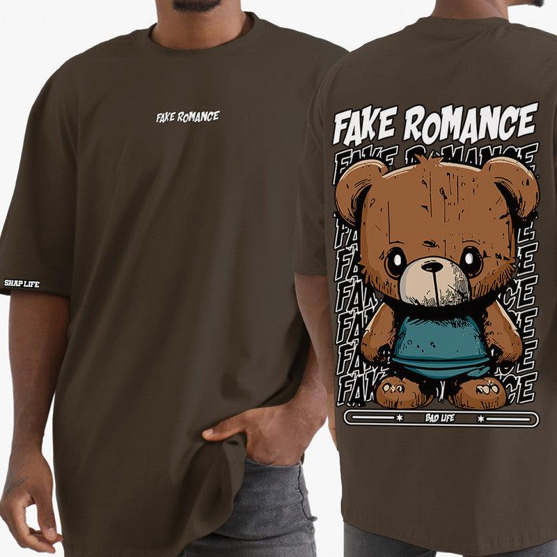 Camiseta Shap Life Oversized Fake Romance - 3450