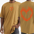 Camiseta Shap Life Oversized Fire Heart - 3413