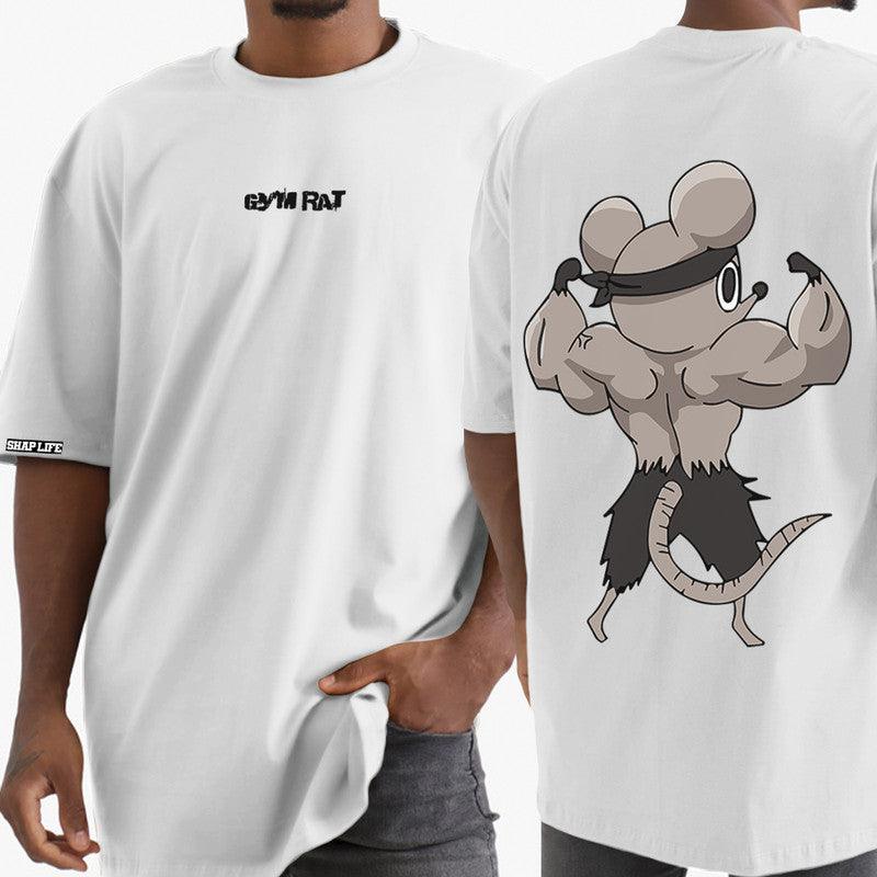 Camiseta Shap Life Oversized Gym Rat - 3408