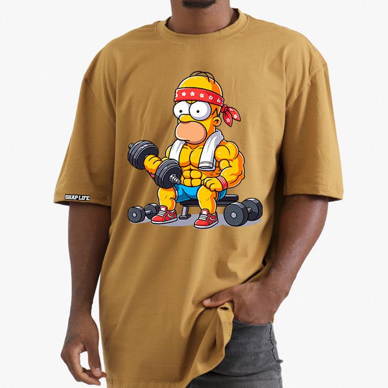 Camiseta Shap Life Oversized Homer Simpson - 3418