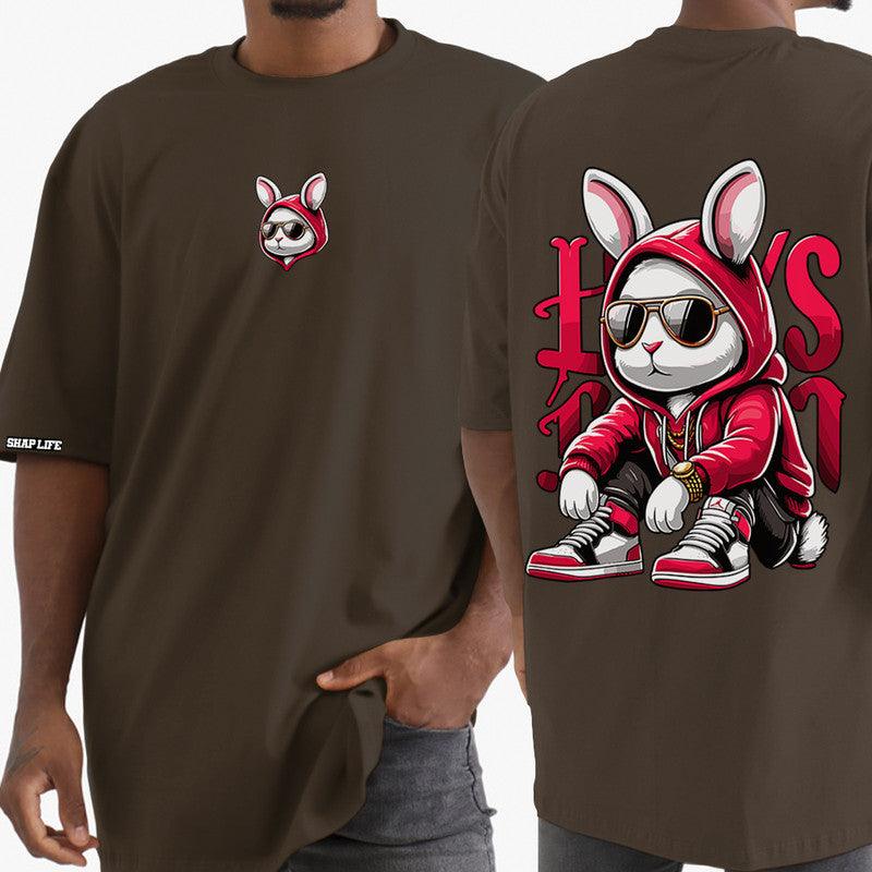 Camiseta Shap Life Oversized Let's Bunny - 3461