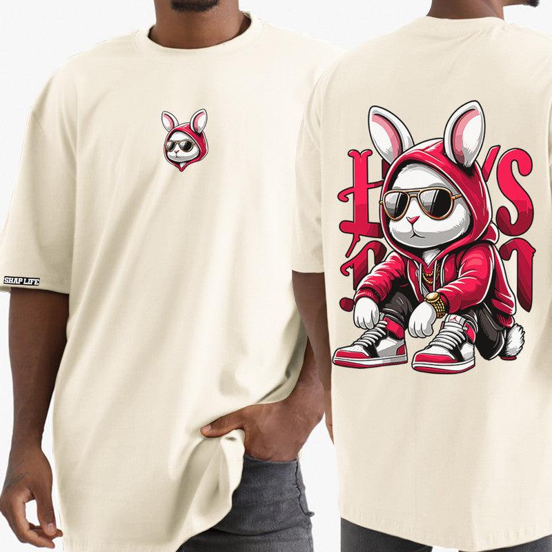 Camiseta Shap Life Oversized Let's Bunny - 3461