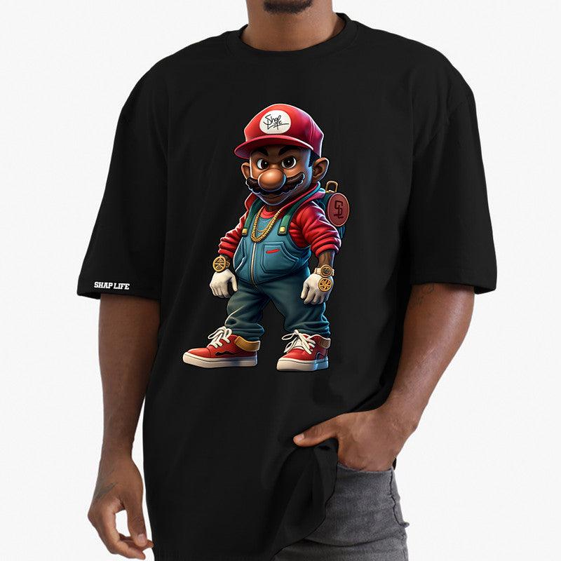 Camiseta Shap Life Oversized Luiz Vermelho Corrente - 3353