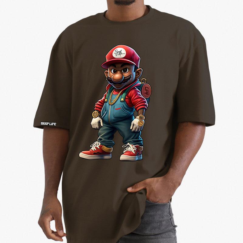 Camiseta Shap Life Oversized Luiz Vermelho Corrente - 3353