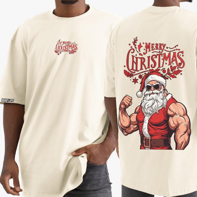 Camiseta Shap Life Oversized Marry Christmas - 3474