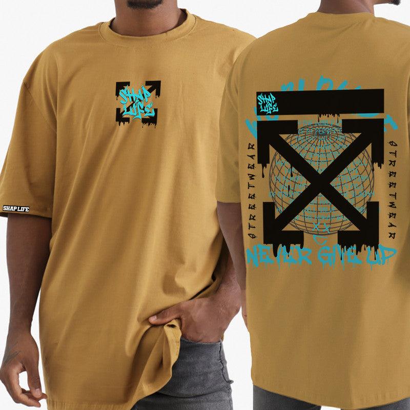 Camiseta Shap Life Oversized Never Give Up - 3374