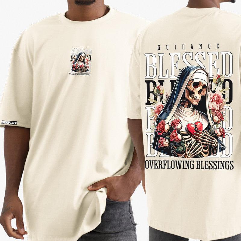 Camiseta Shap Life Oversized Overflowng Blessings - 3488