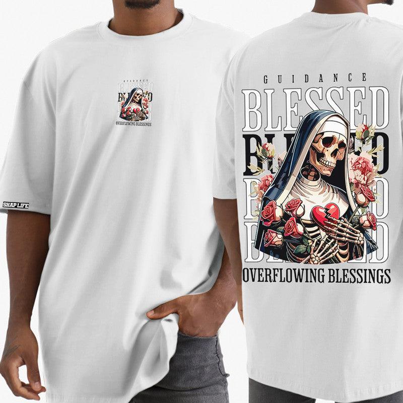 Camiseta Shap Life Oversized Overflowng Blessings - 3488