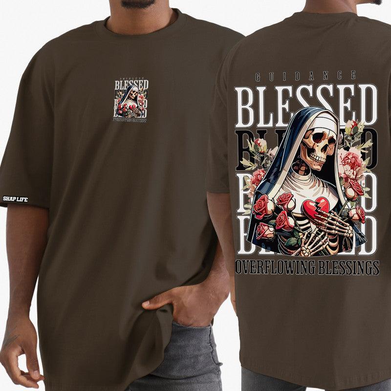 Camiseta Shap Life Oversized Overflowng Blessings - 3488